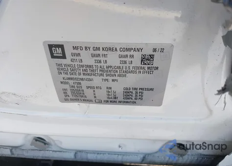 2022 Buick Encore Gx Fwd Select from USA, damaged, VIN KL4MMDS22NB143341